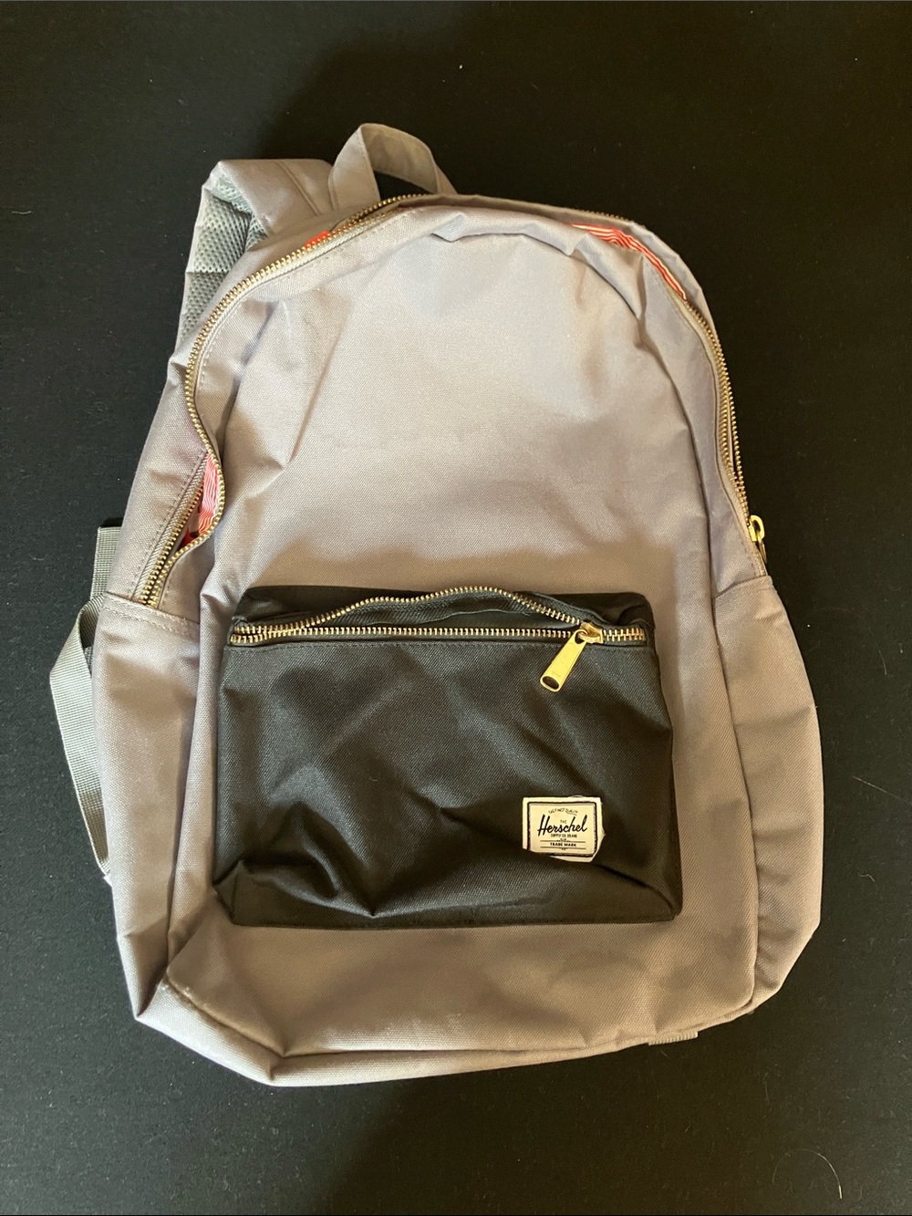 Herschel Gray & Black Backpack